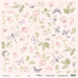 Аркуш одностороннього паперу для вирізання від Scrapmir - Квіти - Beautiful Moments, 30x30 см