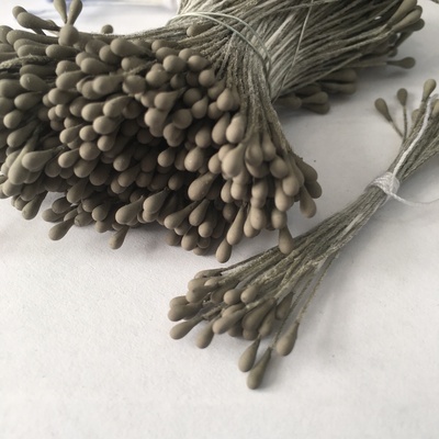 Тычинки, цвет серо-коричневый, диаметр 1.5 мм, 50 шт.