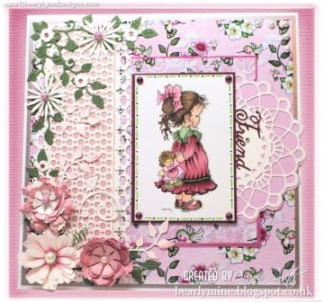 Лезвие от Cheery Lynn Designs - Ivy Corner Flourish - B315