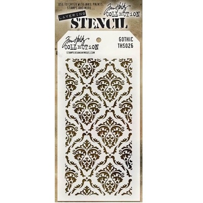 Маска Ranger - Tim Holtz - Layering Stencil - Gothic, 10,5х21.6 см