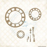Чипборд Blue Fern StudiOs-Roman Clock Set - Small