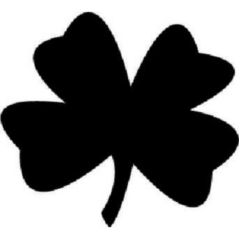 Фигурный дырокол Чарівна Мить - Лист клевера, размер 1.8 см