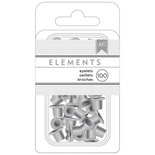 Люверсы от American Crafts - Silver 1/8", 100 шт