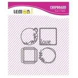 Набор чипборда от Lemon Owl - Plans for Today, Chipboard kit #04