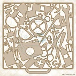 Чипборд Blue Fern Studios - Junk Drawer