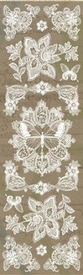 Набор натирок 9,5*30,5 см Кружевные элементы 5 от ScrapBerry's