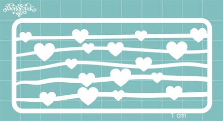 Чипборд від Вензелик - Фон 44, розмір: 47x98 мм