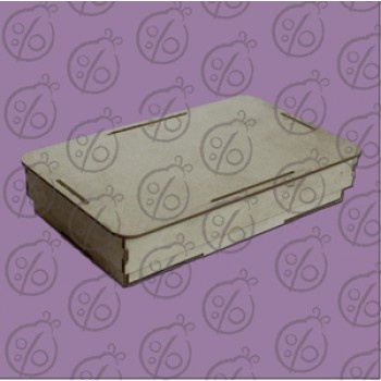 Заготовка з чіпборду "Шкатулка" №2 Проста, 16x9x3 см, z28