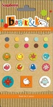 Набор брадсов от Scrapberry's - Басик 2, 21 шт