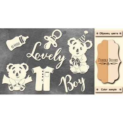 Набір чіпбордів TM Fabrika Decoru FDCH - 211, колір молочний, крафт