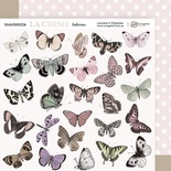 Аркуш двостороннього паперу 20x20см Метелики La Creme від Scrapmir