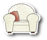 Нож для вырубки от Poppystamps - Small Hayward Chair