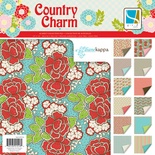 Набір скрап-паперу GCD StudiOs-Country Charm Collection, 24 двосторонньих аркуша, розмір 30x30 см