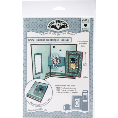 ПІД ЗАМОВЛЕННЯ - Karen Burniston Dies - Rockin' Rectangle Pop-Up