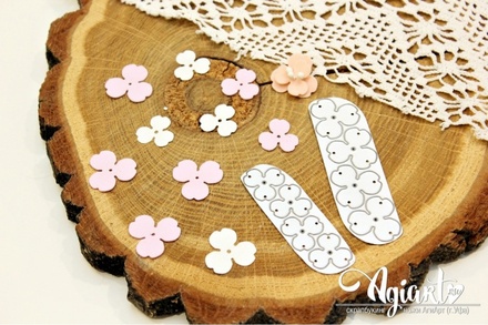 NEW. Ножи для вырубки от AgiArt "Мелкоцвет №1"