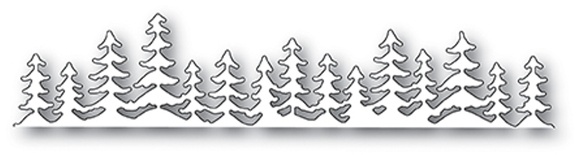 Ножи от Memory Box — Evergreen Landscape craft die