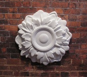 Гіпсовий декоративний елемент від E.В.А. - Розетка, 5.5см