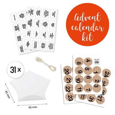 Набір для творчості Адвент-календар #9 UA, ТМ Fabrika Decoru, укр.мова