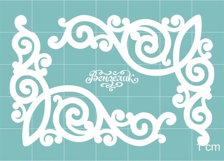 Чипборд от Вензелик - Уголки 19, размер: 40x63 мм