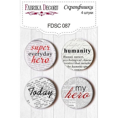 Набор скрапфишек Фабрика Декору из 4 шт FDSC 087