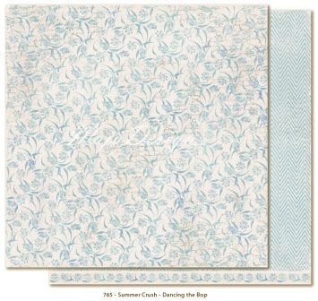 Двусторонний лист бумаги для скрапбукинга от Maja Design - Summer Crush - Dancing the Bop, 30x30 см