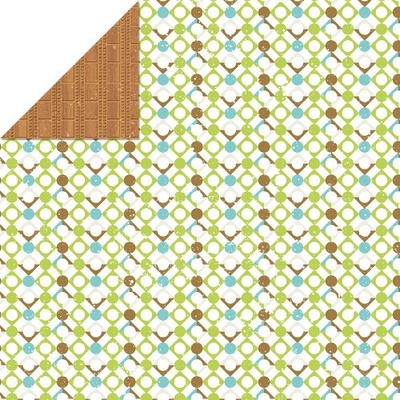 Лист скрапбумаги от Lemon Owl - Weekend Trip, Kaleidoscope,  30х30см, 404110