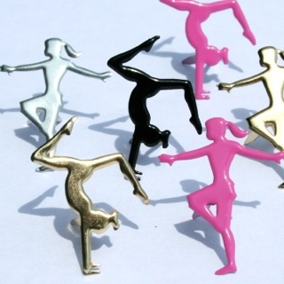 Набір брадсів Eyelet Outlet - Gymnast / Dance Brads, 12 штук