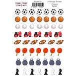 Набір наліпок для планерів Спорт 05, ТМ Фабрика Декору