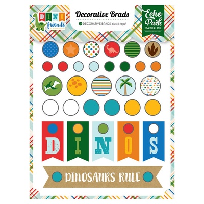 Набор брадс от Echo Park - Dino Friends
