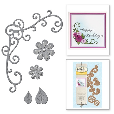 Нож для вырубки от Spellbinders - Flower and Vine