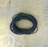 Вощений шнур, темно - сірий, 1,5 мм, 5 метрів