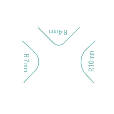 Дірокол кутовий 3-в-1 ЗАКРУГЛЮВАЧ КУТІВ, TM dpCraft (Dalprint)