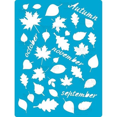 Трафарет - Фабрика Декора - Осеннее настроение, 15смХ20см