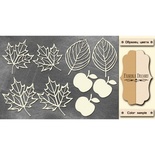 Набір чіпбордів ТМ Фабрика Декору FDCH-161, колір молочний, крафт