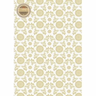 Аркуш дизайнерського паперу з малюнком Легко - Серветки і гілочки, А4