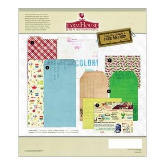 Набор бумажных украшений Farm House - Country Kitchen Junk Drawer Embellishments