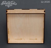 Заготовка для шедоубокса c фанерой от Вензелик, SB-1515, 150x150 мм