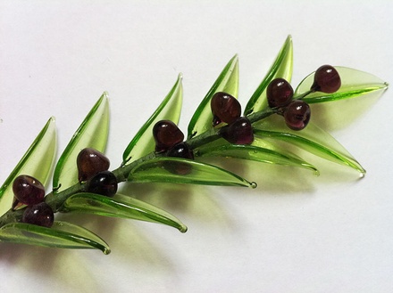 Гілочка темно-лілової купини, 17 см