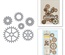 Ножи от Spellbinders - Die D-Lites Gears Etched Dies