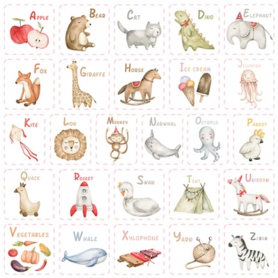 Набір скрап-паперу Boho Baby Girl 30x30см, ТМ Фабрика Декору