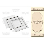 Заготовка для шейкера Мереживний квадрат, колір молочний, ТМ Фабрика Декору