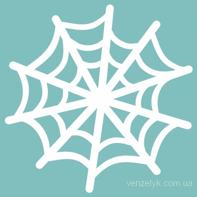 Чипборд от Вензелик - Паутинка, размер: 50x50 мм