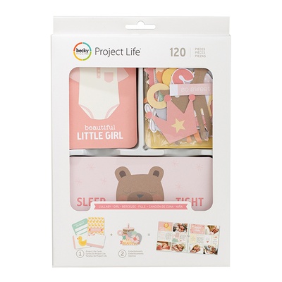 Набір карток Project Life by Becky Higgins - Value Kit - Lullaby Girl, 120 елементів