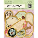 Украшения от K and Company - "Металлизированные ярлычки"