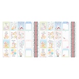Набір смужок з картинками для декорування Funny fox girl 5 бл. 5x30,5см, ТМ Фабрика Декору