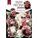 Набір висічок для скрапбукінгу, колекція Peony passion, ТМ Фабрика Декору