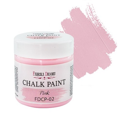 Крейдова фарба Chalk Paint Роза 50ml, ТМ Фабрика Декору