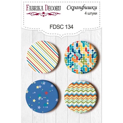 Набір скрап-фішок від ТМ Фабрика Декору з 4 шт