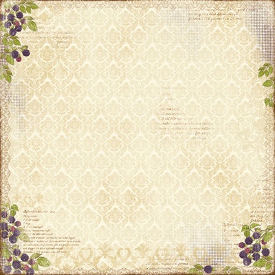 Двосторонній аркуш паперу для скрапбукінгу від Maja Design - Fika - Bjnernbrskakor, 30x30 см,