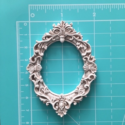 Гипсовая рамка с патинированием от Е.В.A, 5.5х7.5см